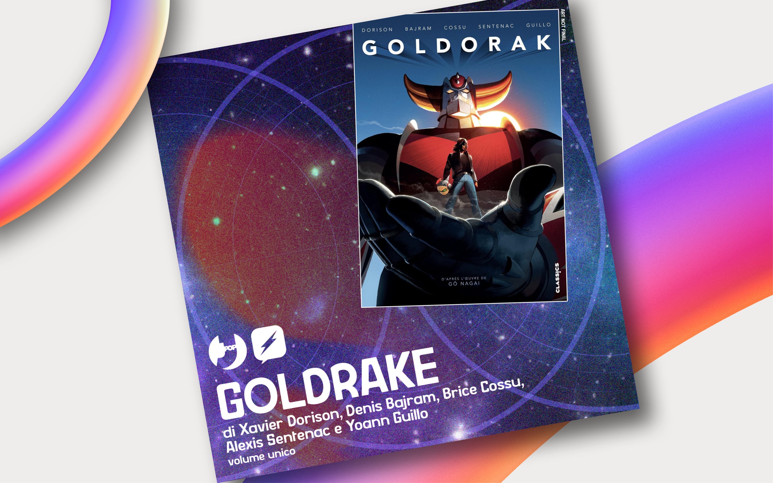 J-POP Manga & Edizioni BD annunciano Goldrake di Denis Bajram, Xavier Dorison, Brice Cossu, Alexis Sentenac e Yoann Guillo