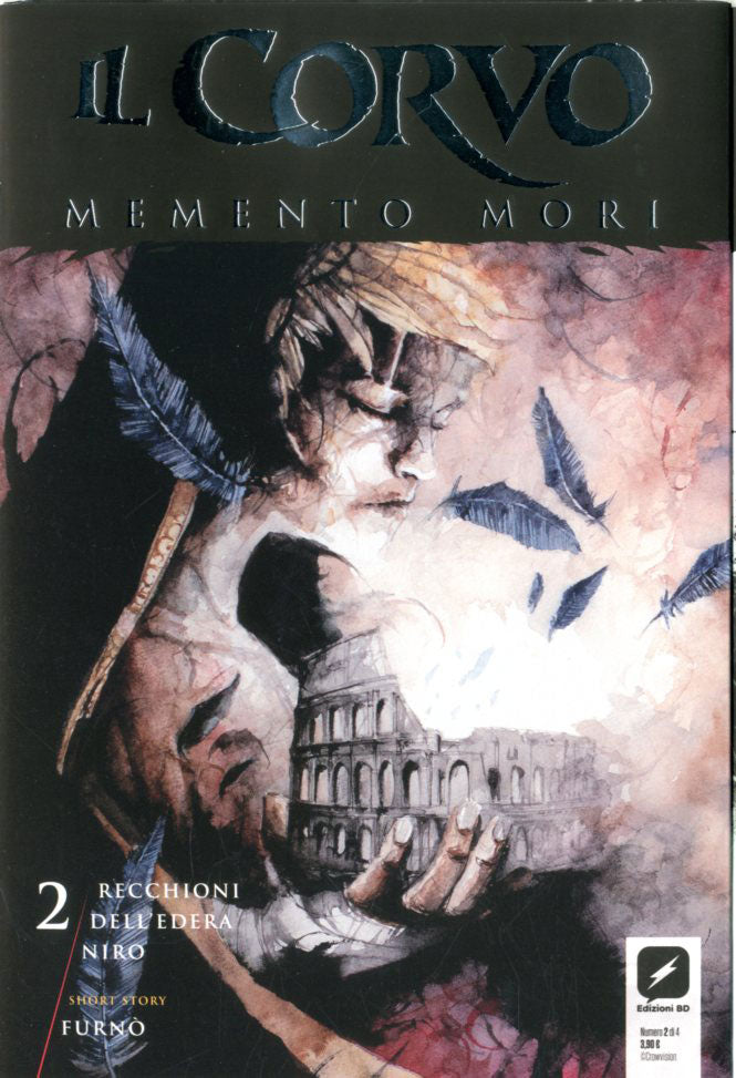 Copertina di Il Corvo Memento Mori 002 Cover Serra