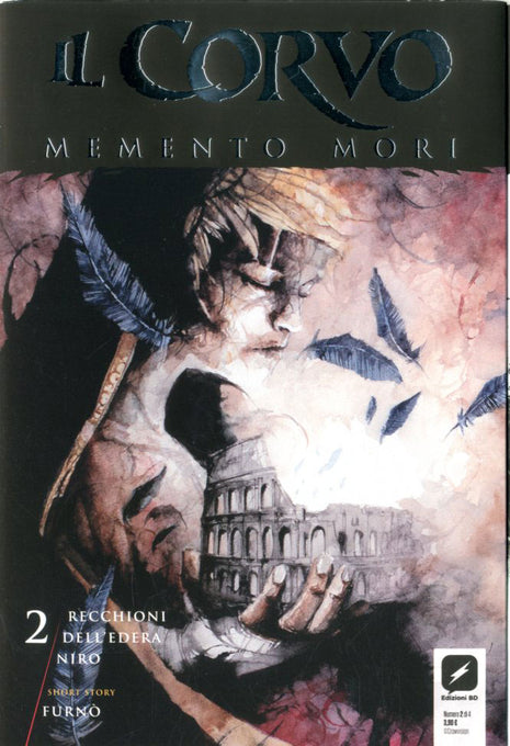 Copertina di Il Corvo Memento Mori 002 Cover Serra