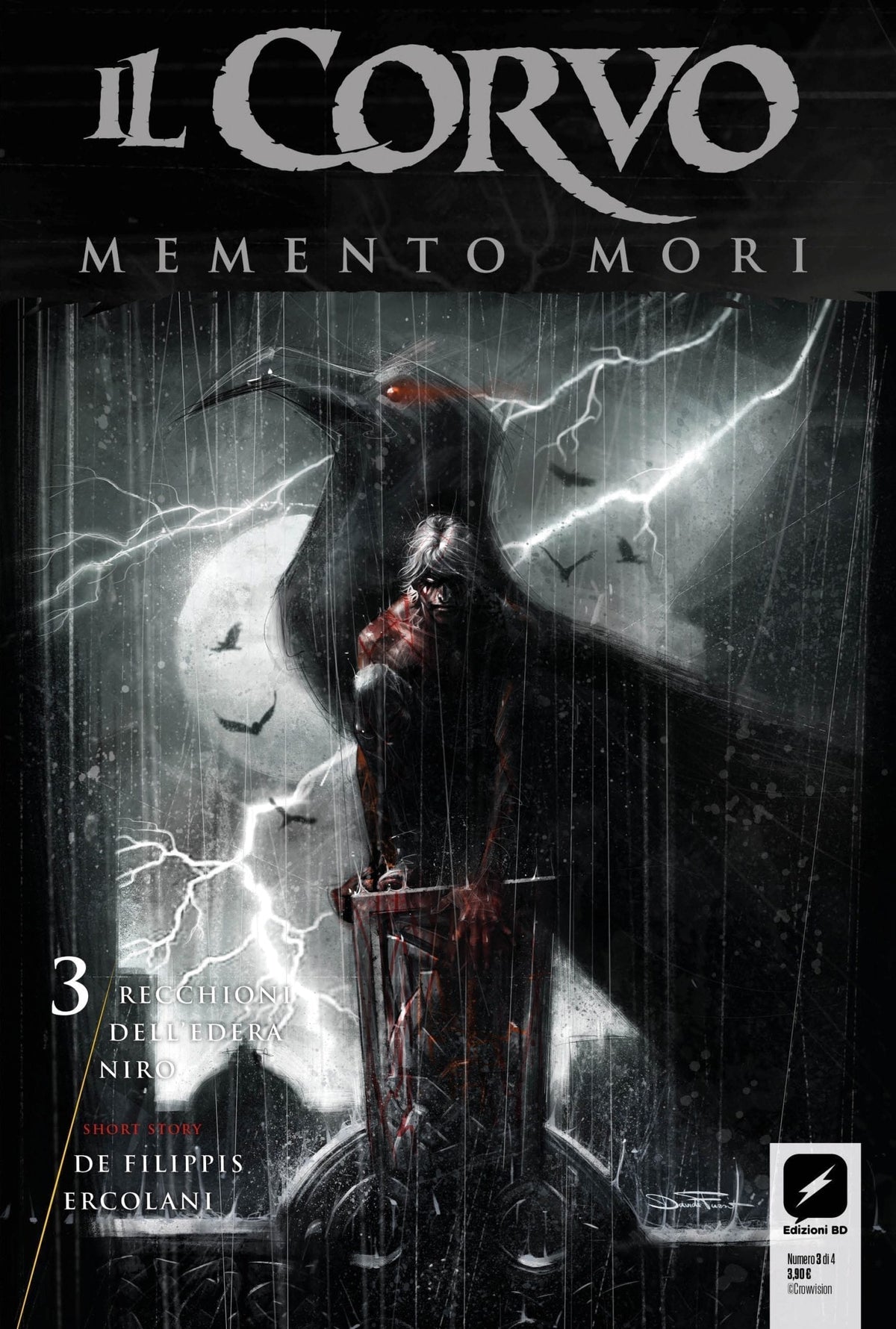 Copertina di Il Corvo Memento Mori 003 Cover Furnò