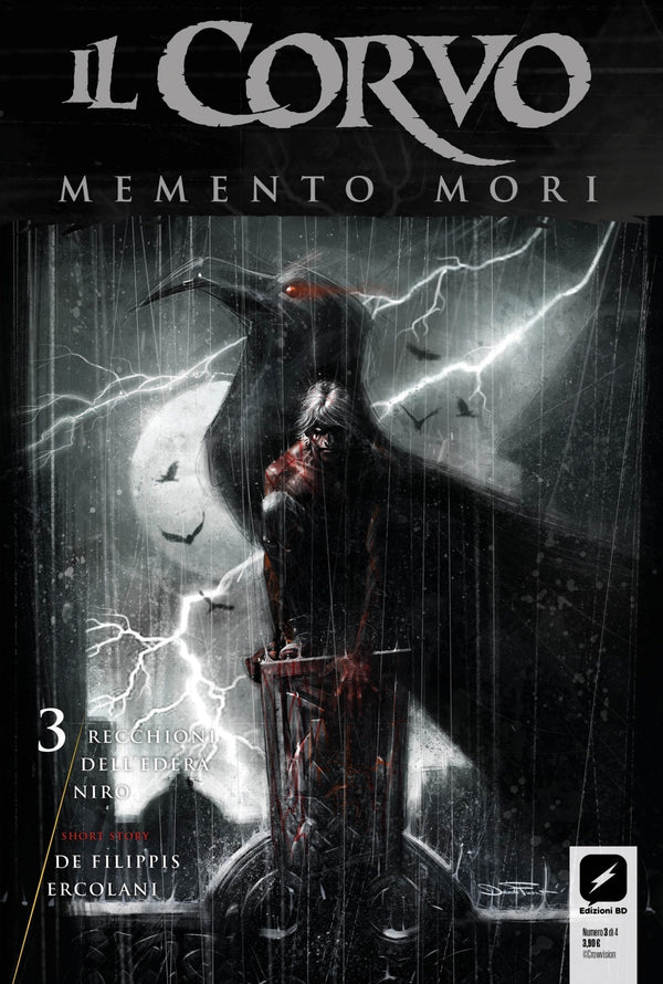 Copertina di Il Corvo Memento Mori 003 Cover Furnò
