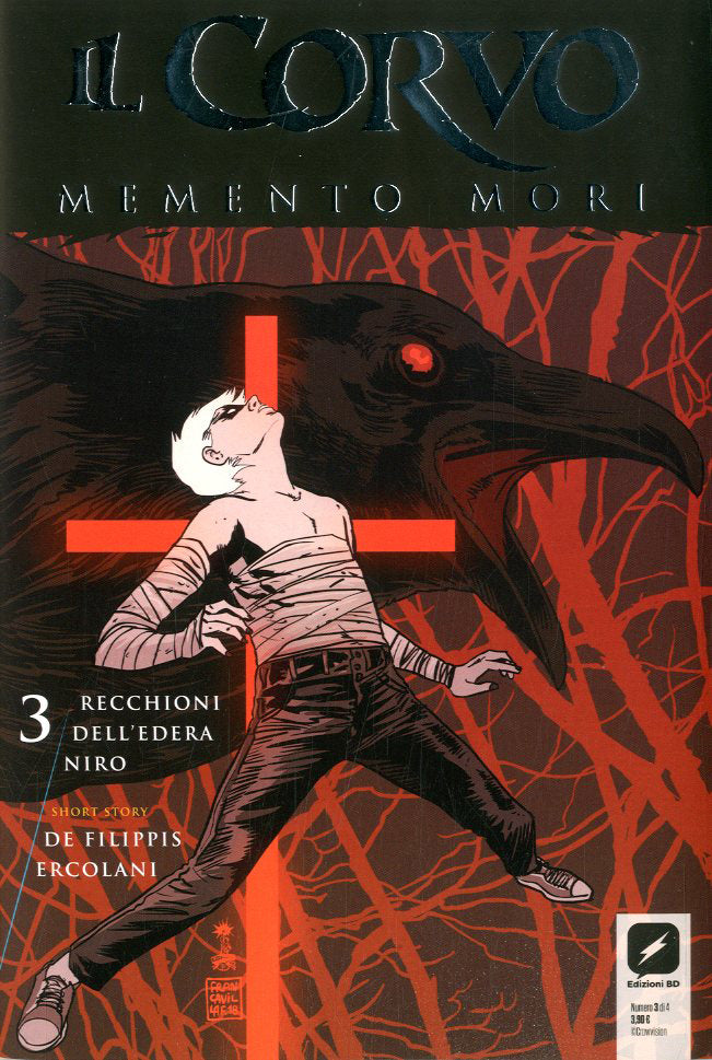 Copertina di Il Corvo Memento Mori 003 Cover Francavilla