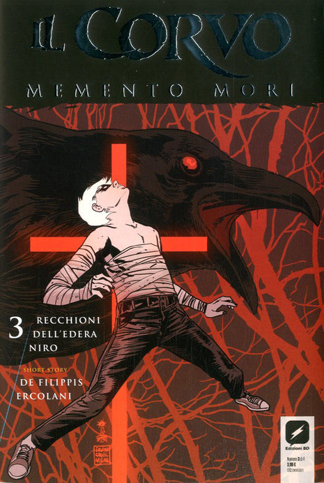 Copertina di Il Corvo Memento Mori 003 Cover Francavilla