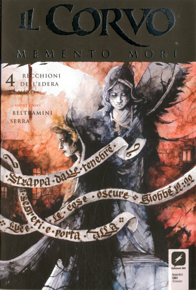 Copertina di Il Corvo Memento Mori 004 Cover Serra
