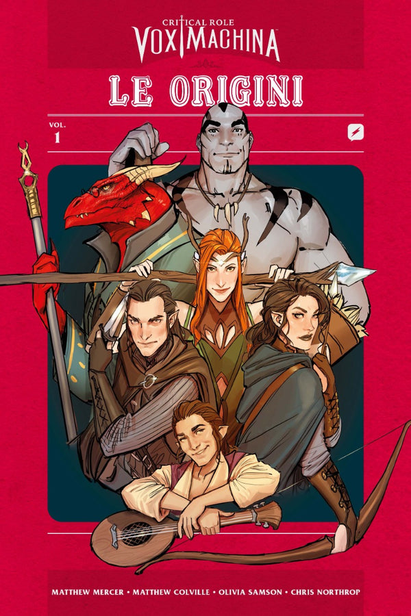 Copertina di Critical Role Vox Machina 001 - Le Origini Variant