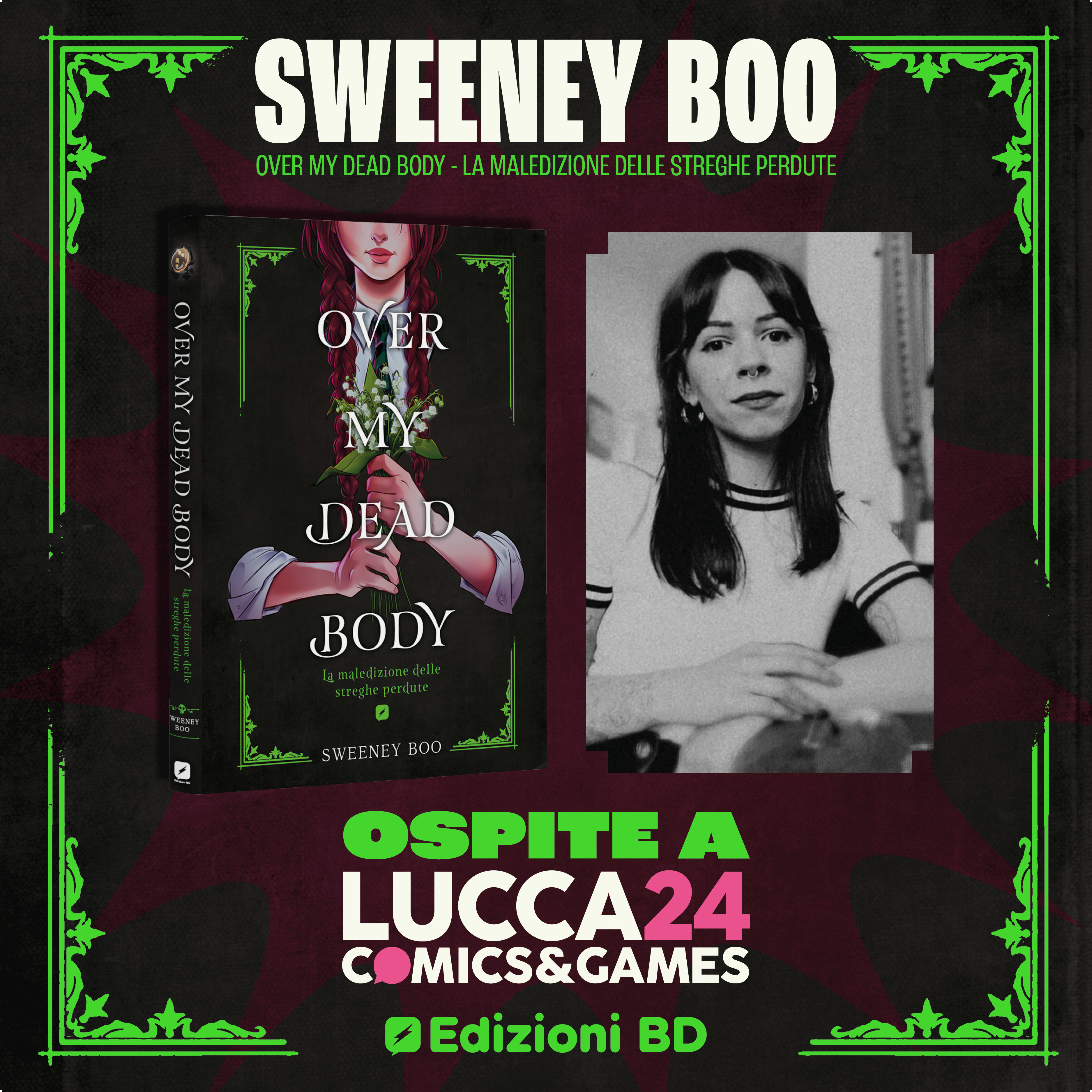 Edizioni BD annuncia: Sweeney Boo ospite a Lucca Comics & Games 2024