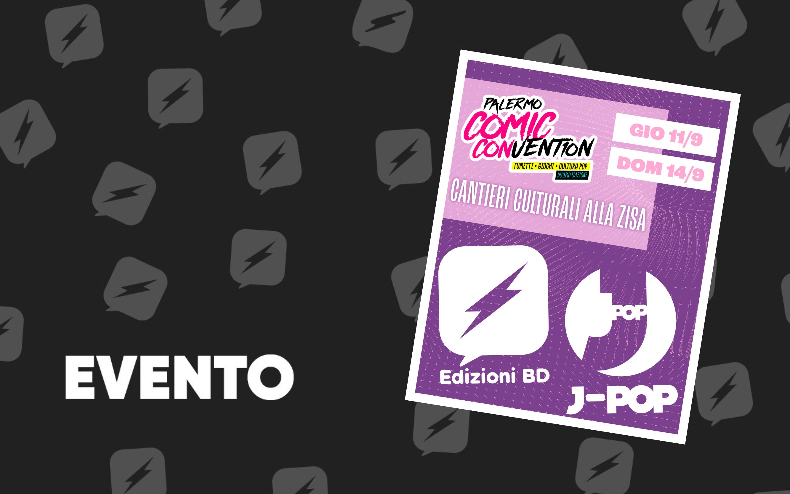 Edizioni BD & J-POP Manga a Palermo Comic Convention 2025