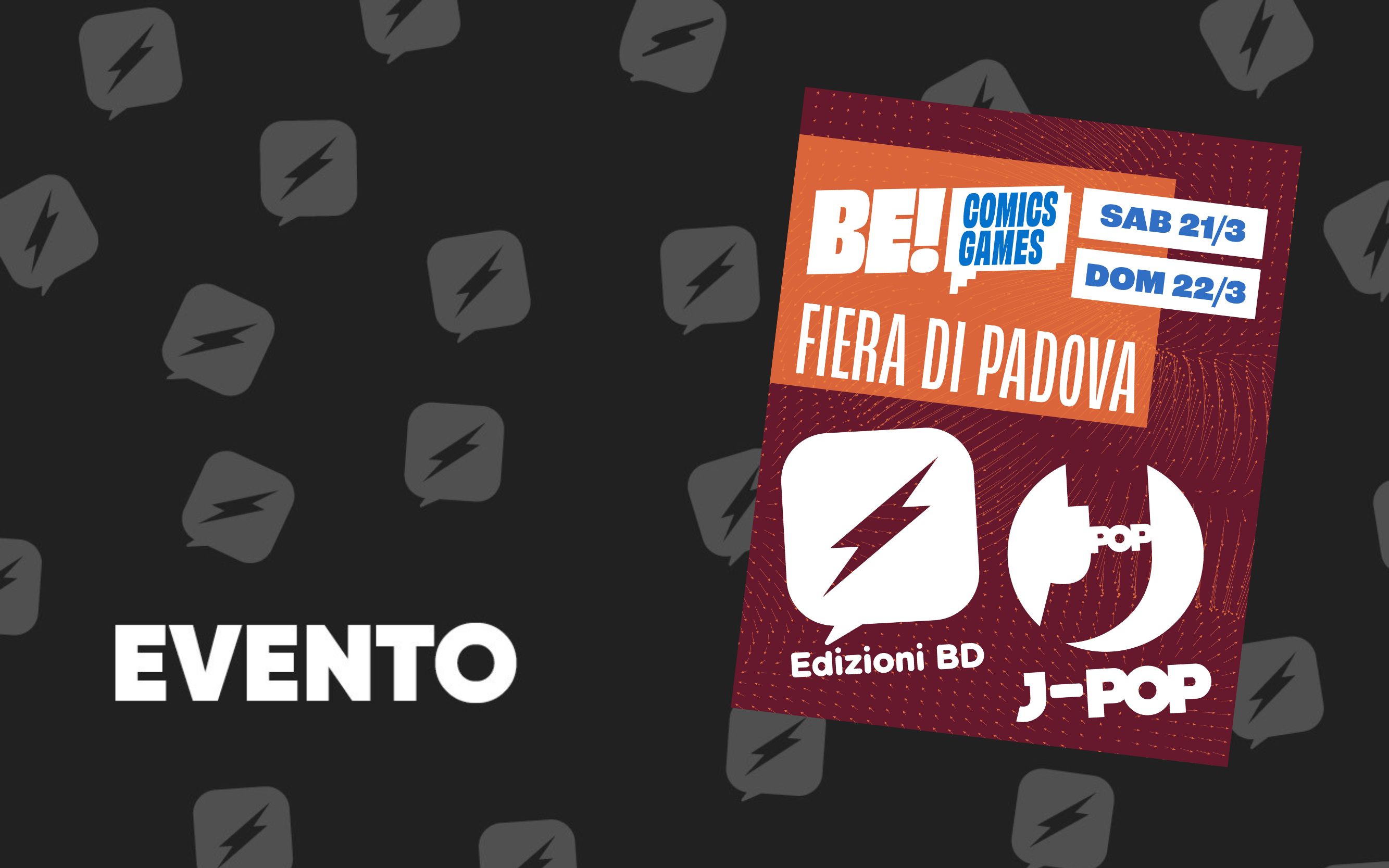 Edizioni BD & J-POP Manga al Be Comics! Be Games! 2026 